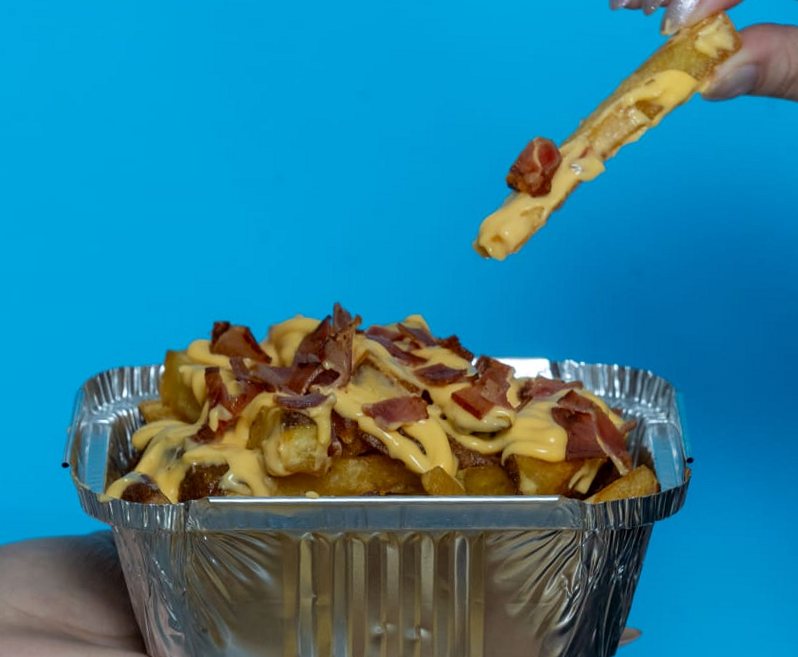 Papas bacon cheddar